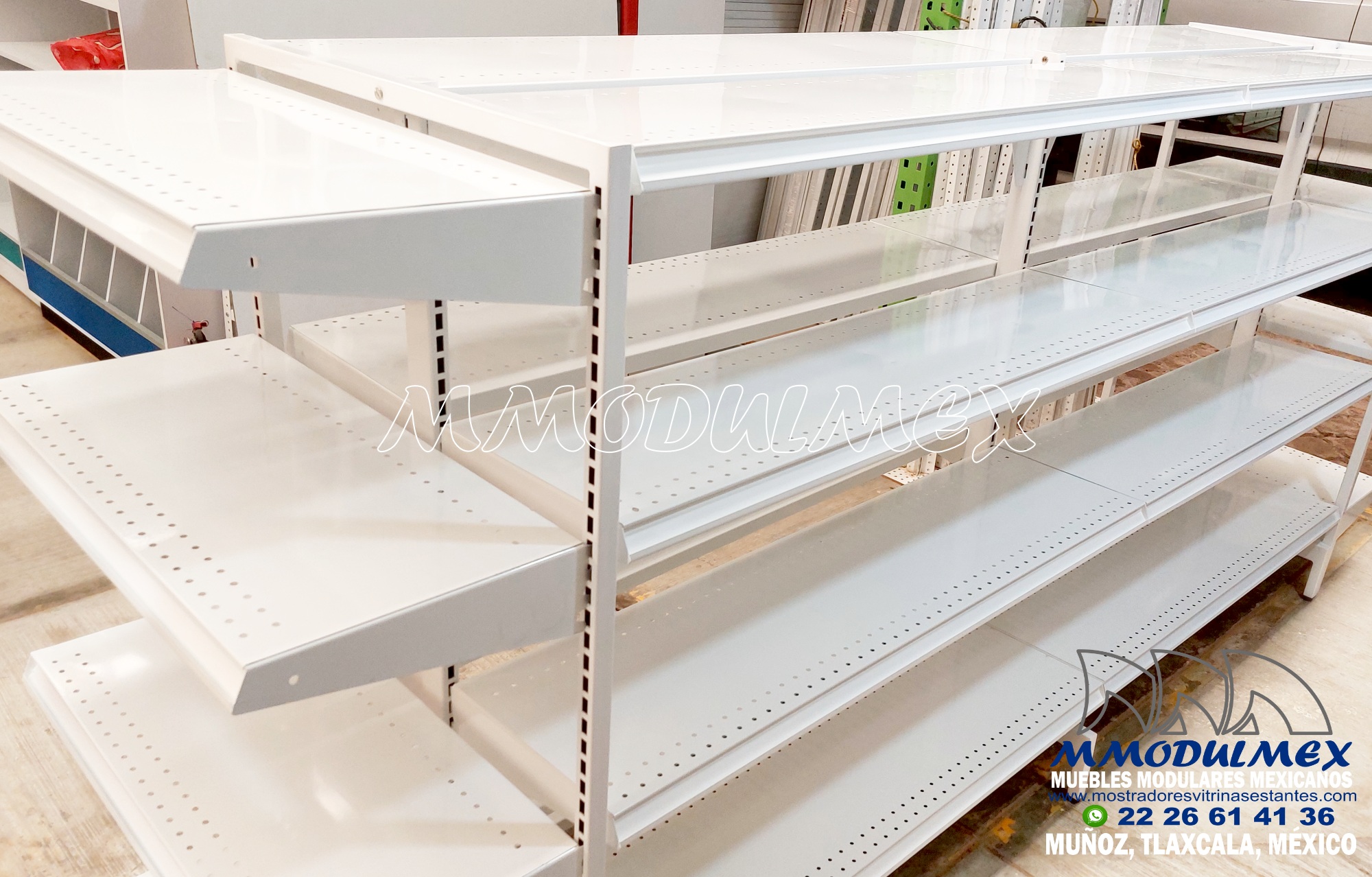 Gondola Ligera Metalica Para Farmacia