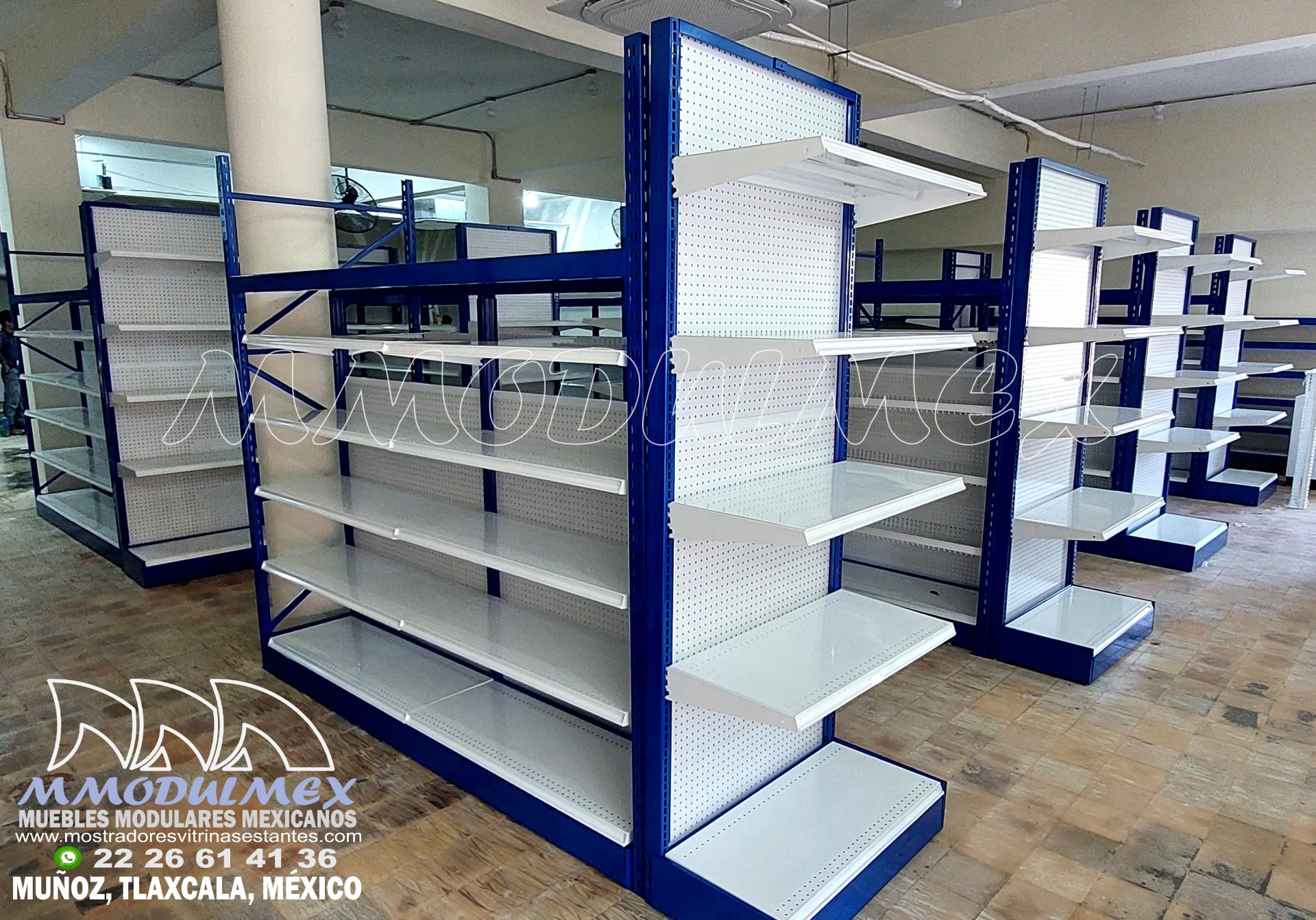 Gondola Metalica Con Rack Sp